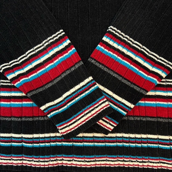 Karen Scott stripped quarter zip sweater - Picture 10 of 10